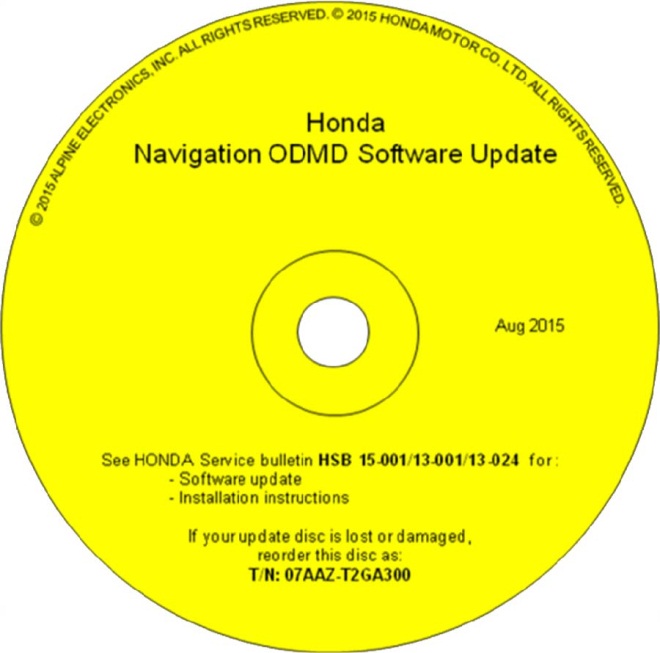 Navigation System DVD Update (with navigation)