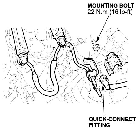 fuel rail connecting joint