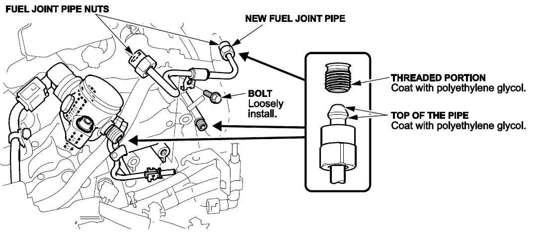 fuel joint pipe