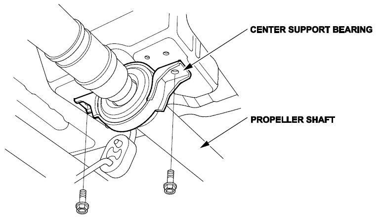 center support bearing mounting bolts