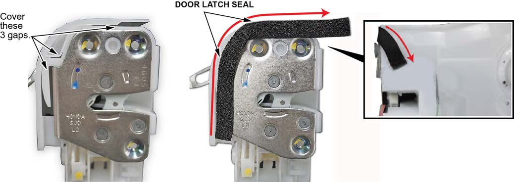 door latch seal