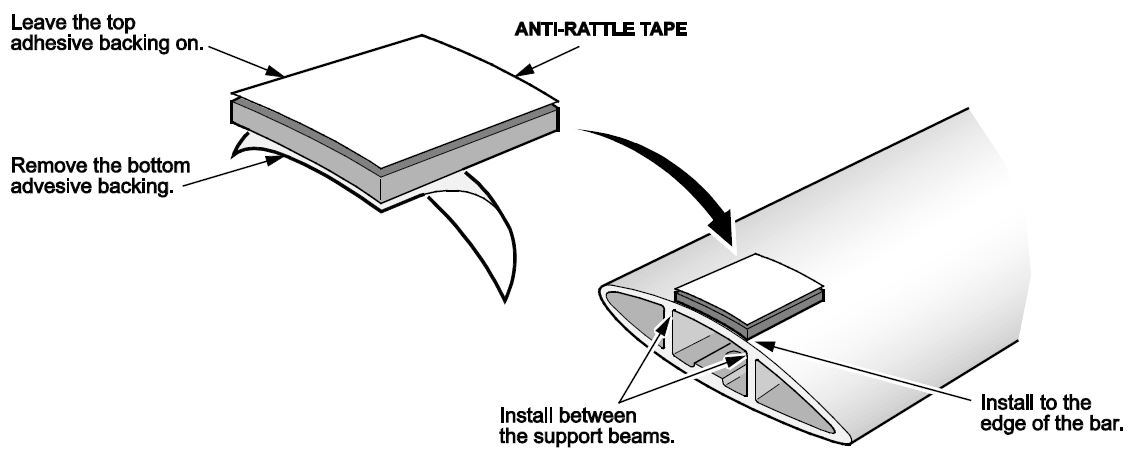 anti-rattle tape