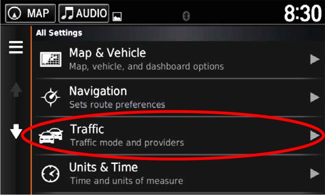 Traffic (Traffic modes and providers)