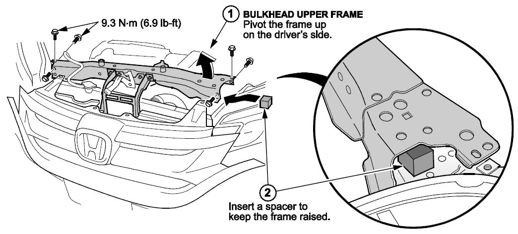 bulkhead upper frame