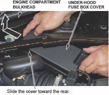 under-hood fuse box cover