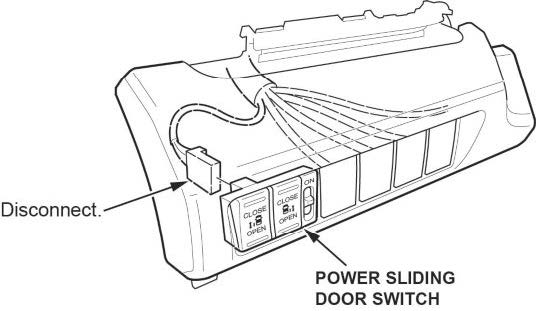 power sliding door main switch