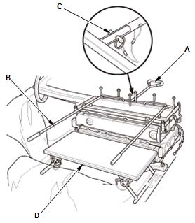 battery removal/installation carrier (B)