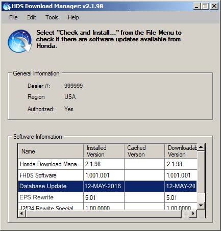 honda hds reprogramming
