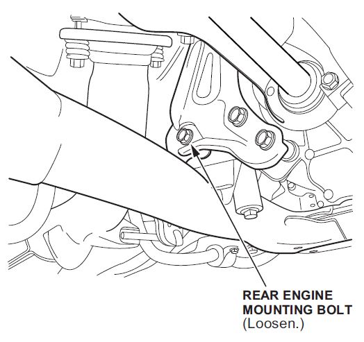 REAR ENGINE MOUNTING BOLT