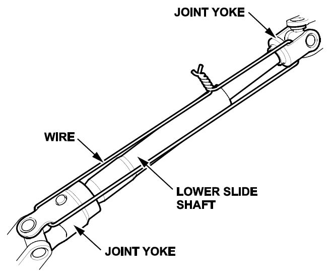 lower slide shaft