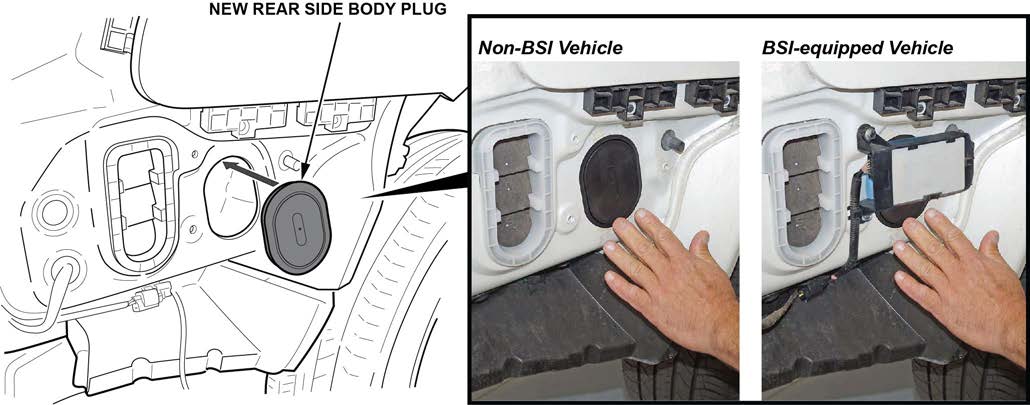 rear side body plug