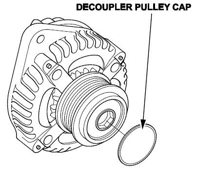 decoupler pulley cap