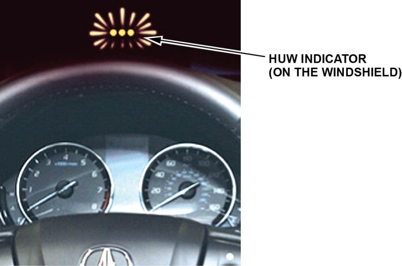 Head-Up Warning (HUW) Indicator