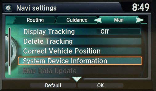 select System Device Information