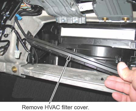 HVAC filter cover