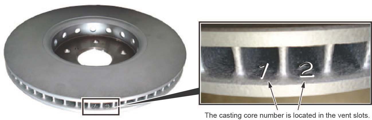 casting core number