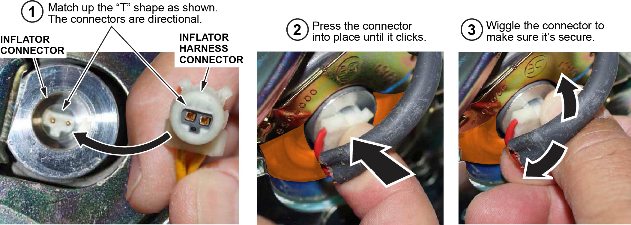 Connect the two connectors