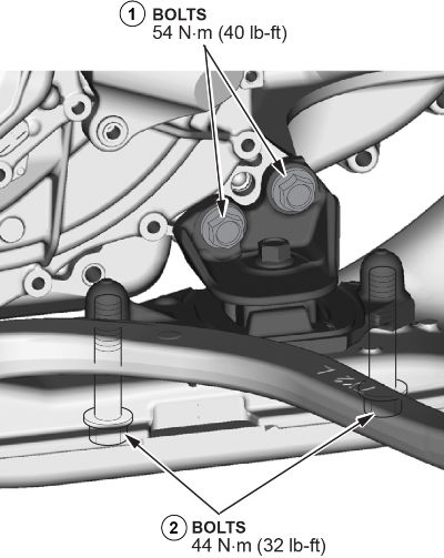 lower transmission mount bracket