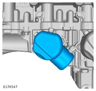 cover from the HP fuel pump 2