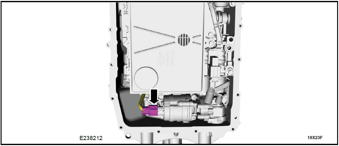 transmission fluid auxiliary pump electrical connector