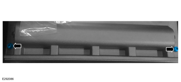 Remove the bumpers from the glove compartment door