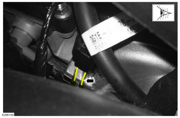knock sensor wiring near connector C109
