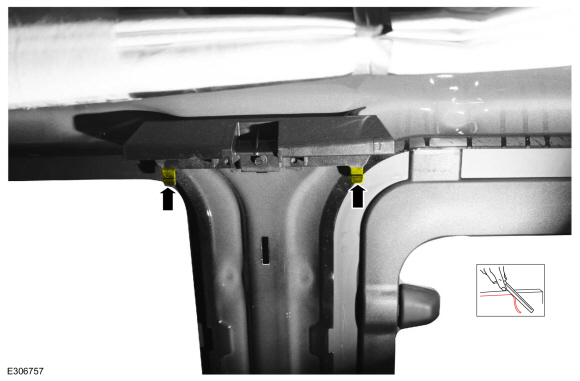 le to smooth sharp edges or flashing of the 6 pillar block pins for the headliner repair coupons