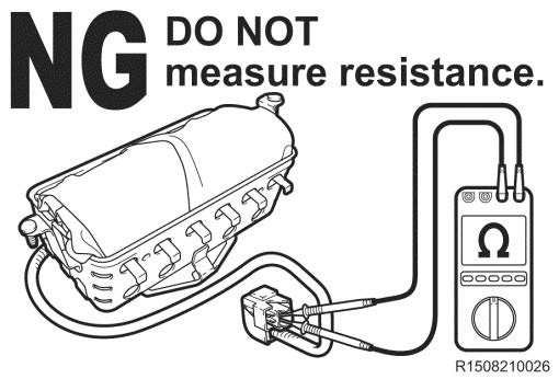 DO NOT MEASURE RESISTANCE