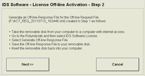 Image of Off-line Activation Step 2