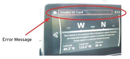 2016 mazda 3 navigation sd card install