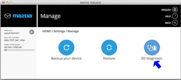 mazda toolbox sd card not recognized
