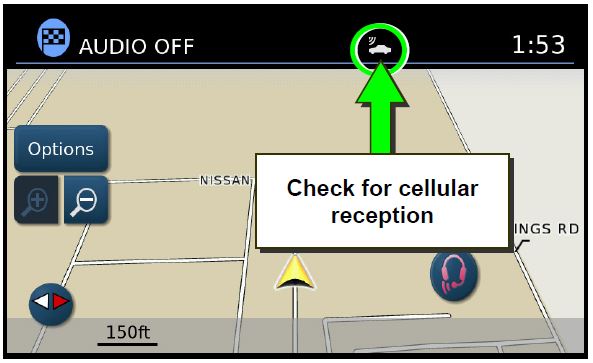 Check TCU cellular reception