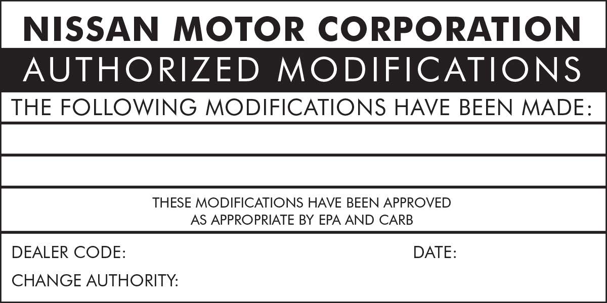 Emission Recall Campaign Completion Label