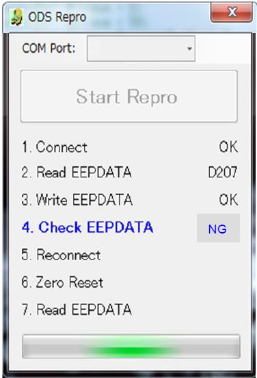 Check EEPDATA indicates NG