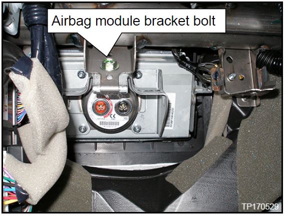 Airbag module bracket bolt