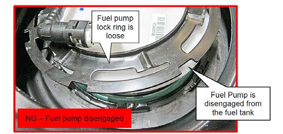 lock ring may be completely disengaged