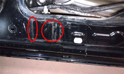 Water may pool into the rear floor pan
