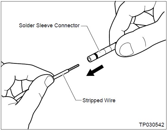 Slide a Solder Sleeve Connector
