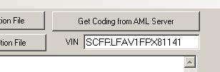 Select “Get Coding From AML Server”