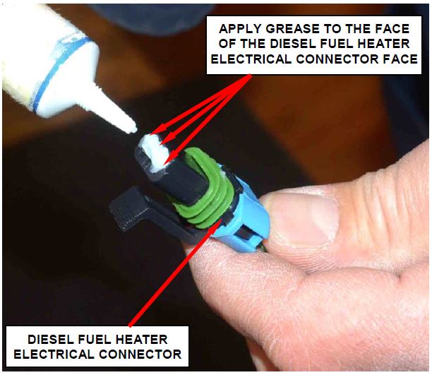 Figure 18 – Apply Dielectric Grease to Electrical Connector Face