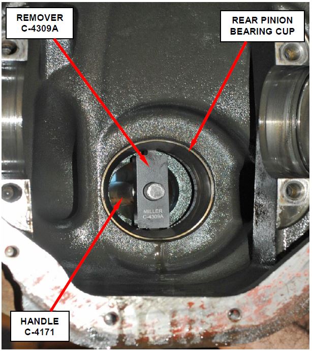 Rear Pinion Bearing Cup Removal