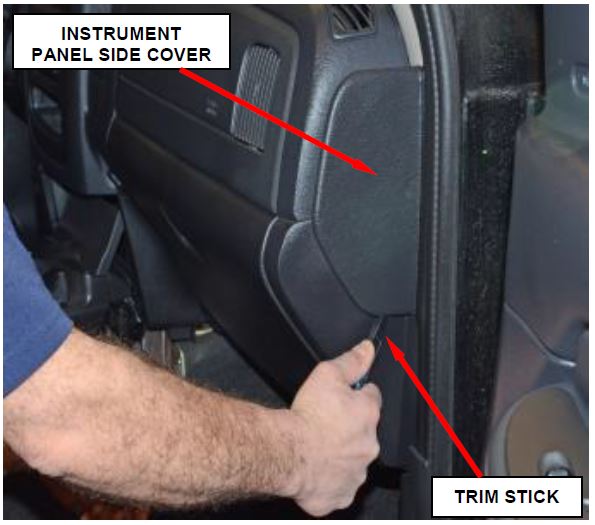 Figure 1 – Instrument Panel Side Cover