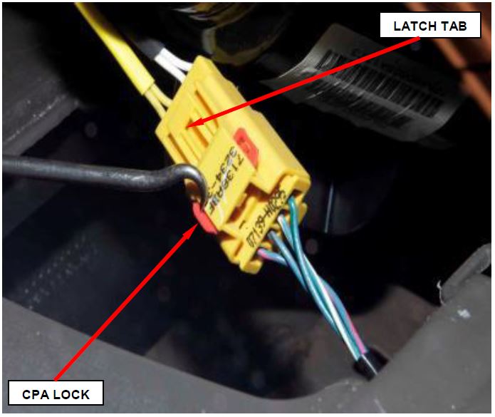Figure 33 – Airbag Inflator Pigtail Connector