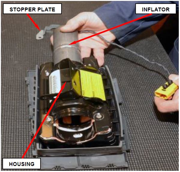 Figure 37 – Inflator Removal