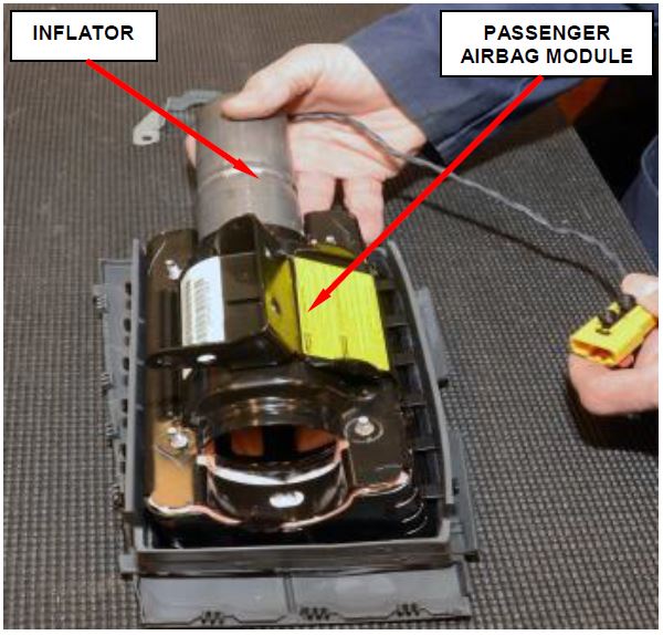 Figure 56 – Inflator Removal