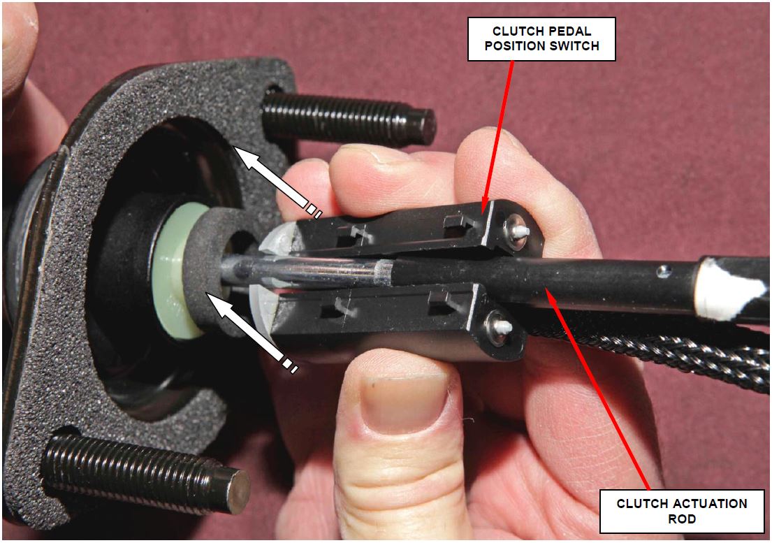 Figure 5 - Clutch Pedal Position Switch Installation