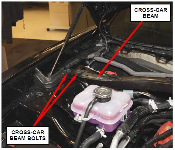 Figure 7 – Cross-Car Beam Bolts (right side shown)