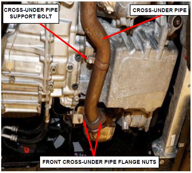 Front Cross-Under Pipe Flange