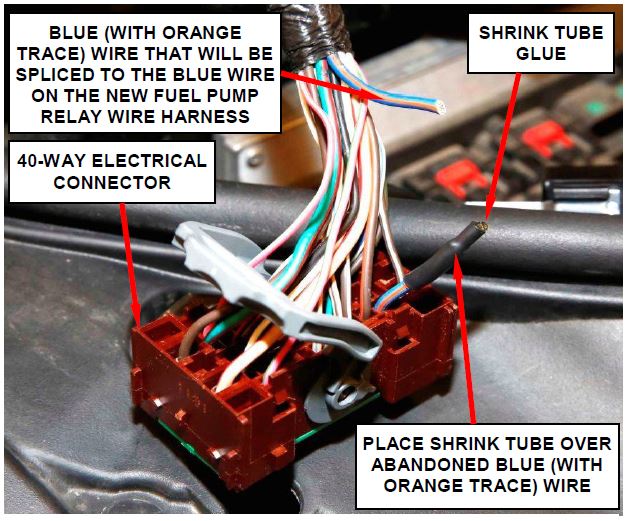 Cut the Blue (with Orange Trace) Wire