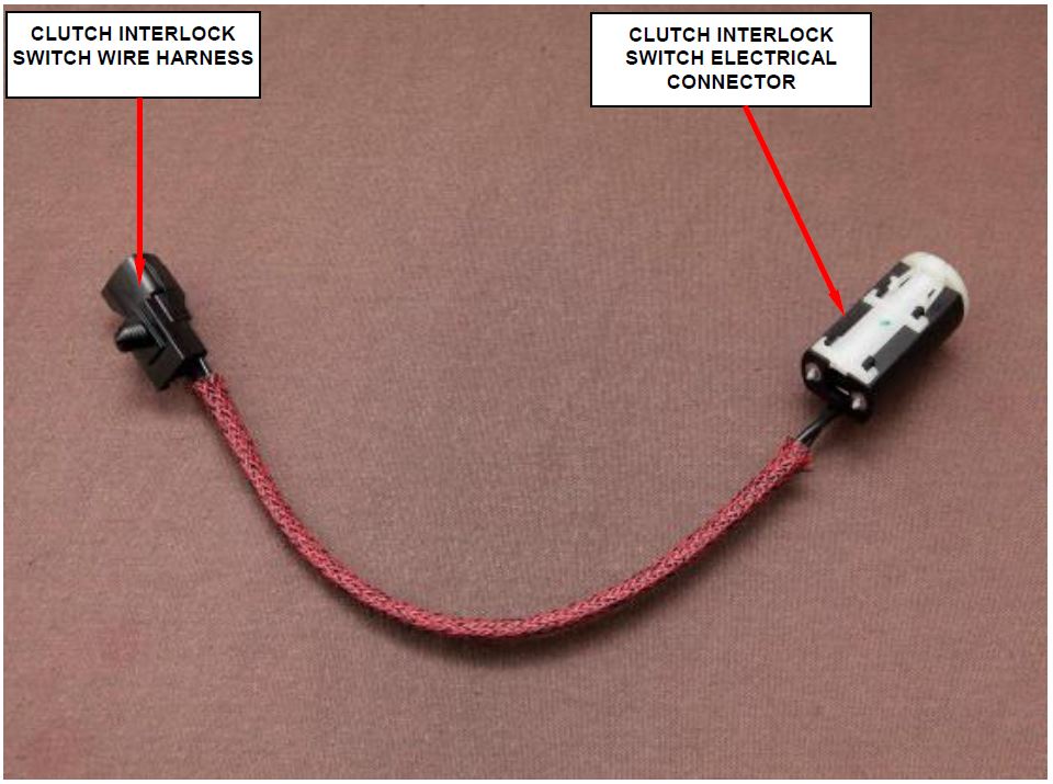 Clutch Interlock Switch Electrical Connector